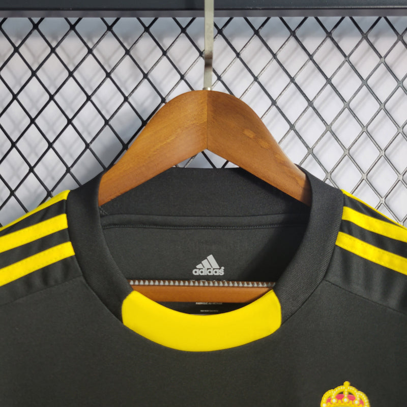Camisa Real Madrid Goleiro Preta 11/12 - Versão Retro - JM sports 