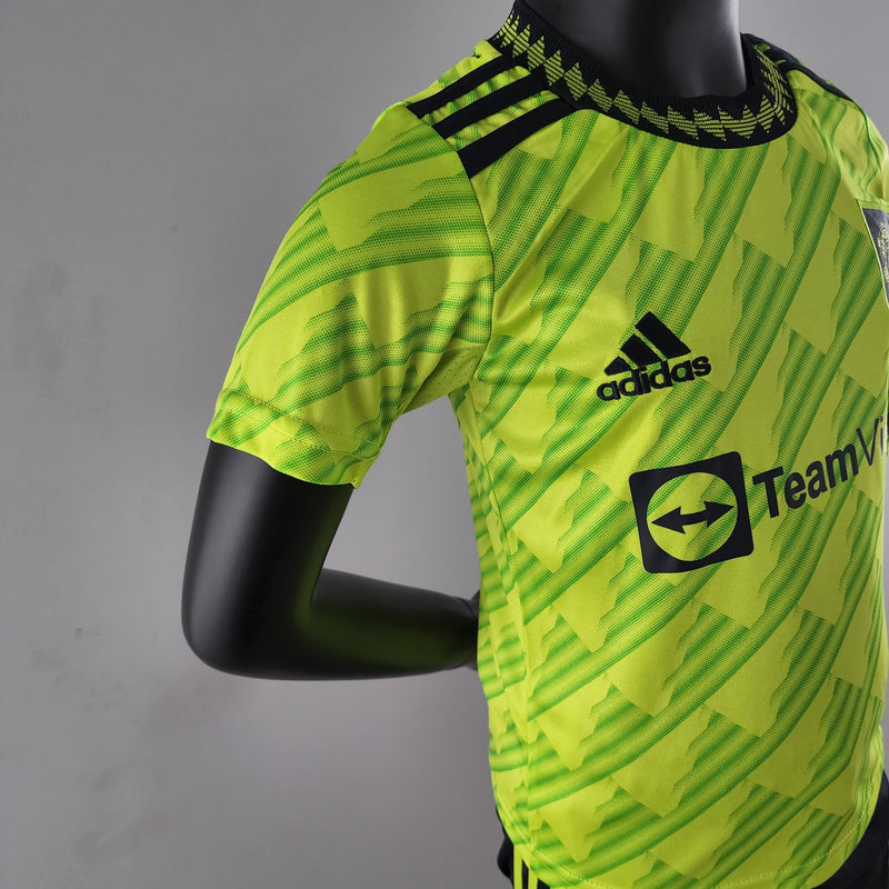 Kit Infantil Manchester United III 22/23 - JM sports 