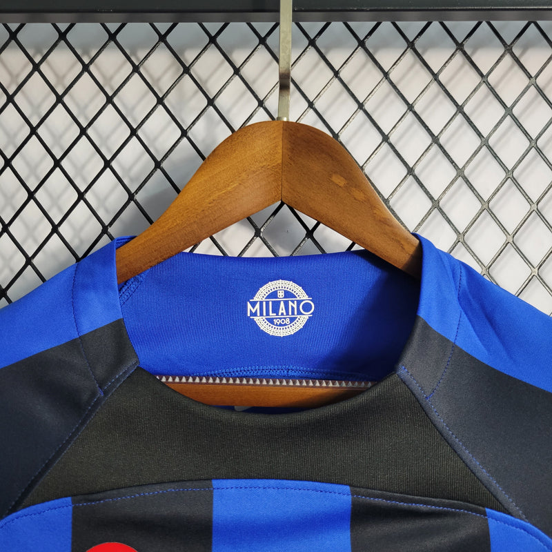 Camisa Inter de Milão Titular 22/23 - Versão Torcedor - JM sports 