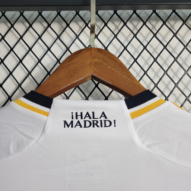 Camisa Real Madrid Home Manga comprida 23/24 - Adidas Torcedor Masculina - Torcedor - JM sports 