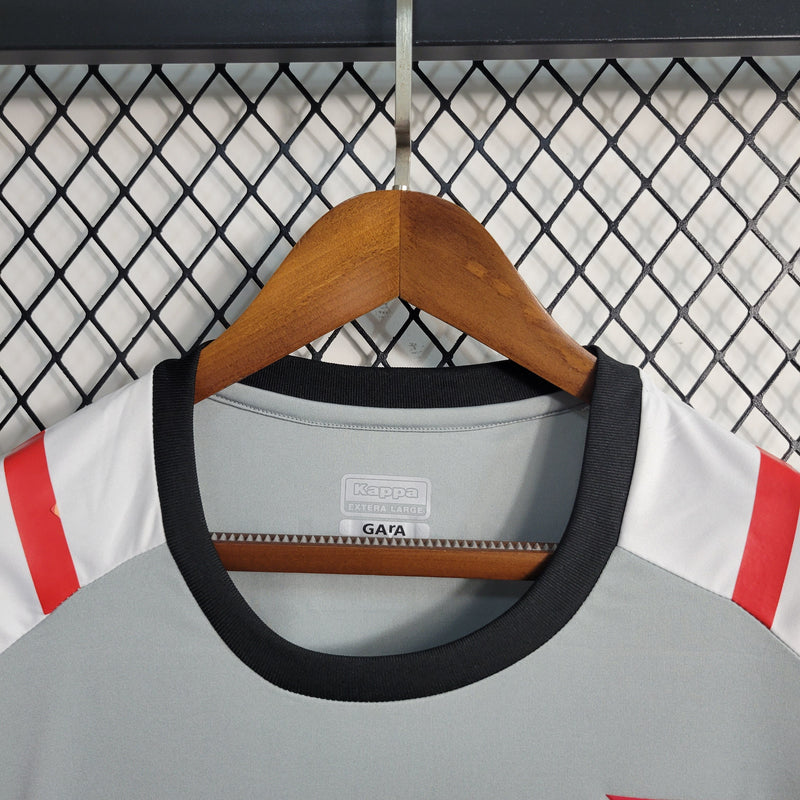 Camisa Vasco Treino 23/24 - Kappa Torcedor Masculina - Cinza - JM sports 