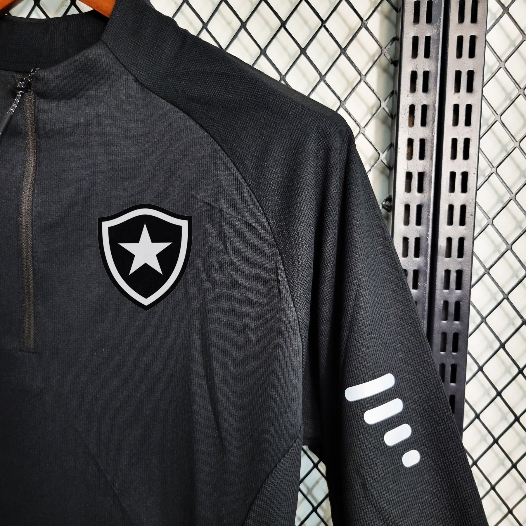 Jaqueta Corta Vento Preto Botafogo 23/24 - JM sports 