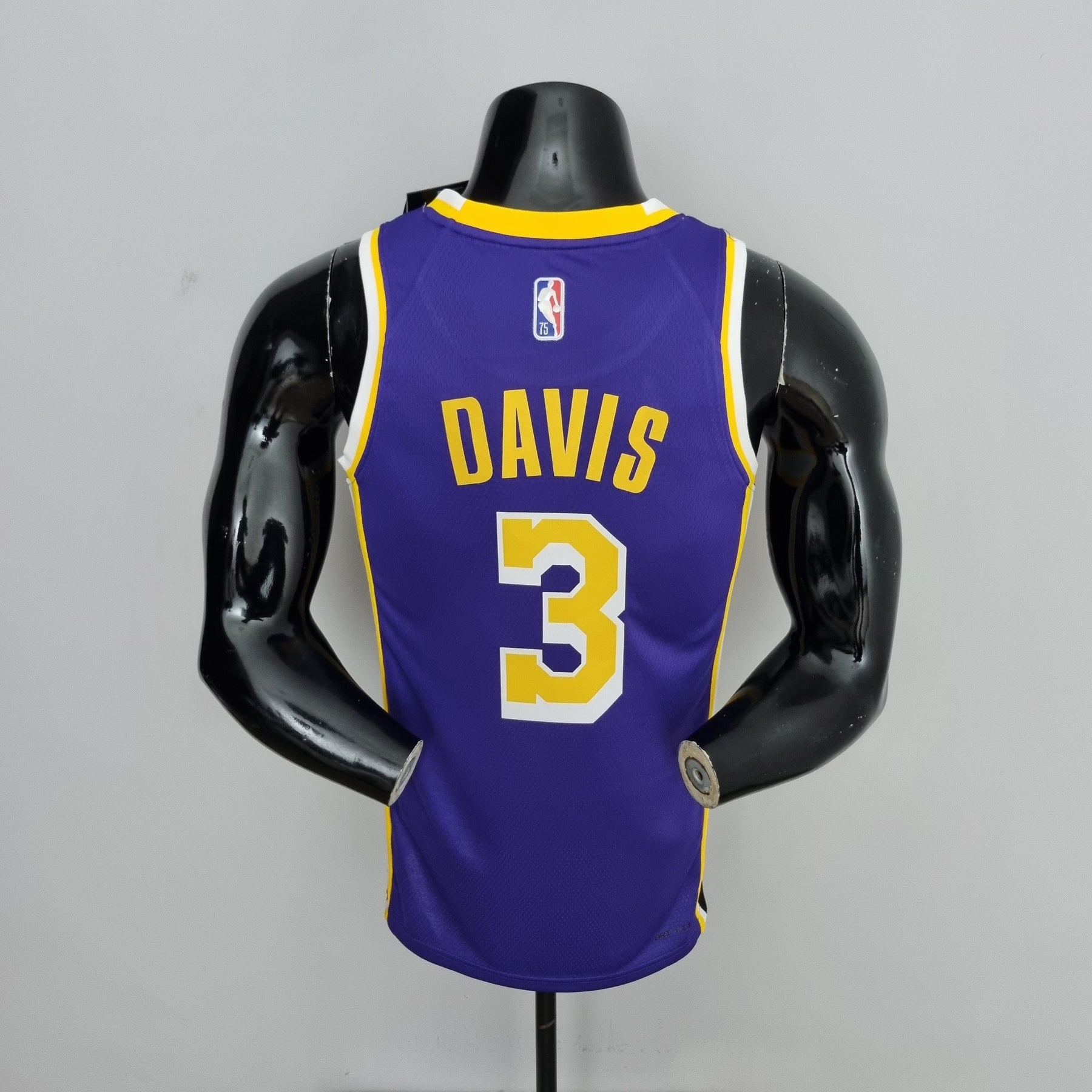 Camisa NBA Lakers #3 Davis Purple 75° Aniversário- 23/24