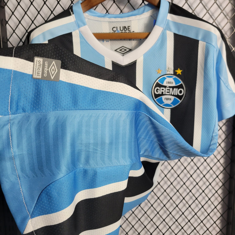 Camisa Grêmio Titular 22/23 - Versão Feminina - JM sports 