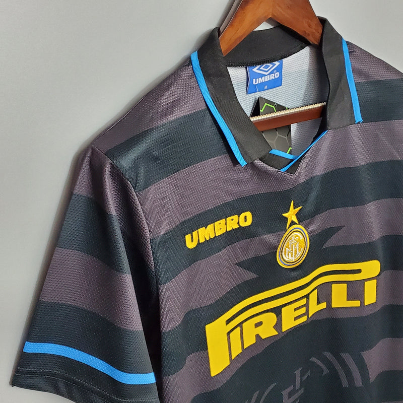 Camisa Inter de Milão Reserva 97/98 - Versão Retro - JM sports 