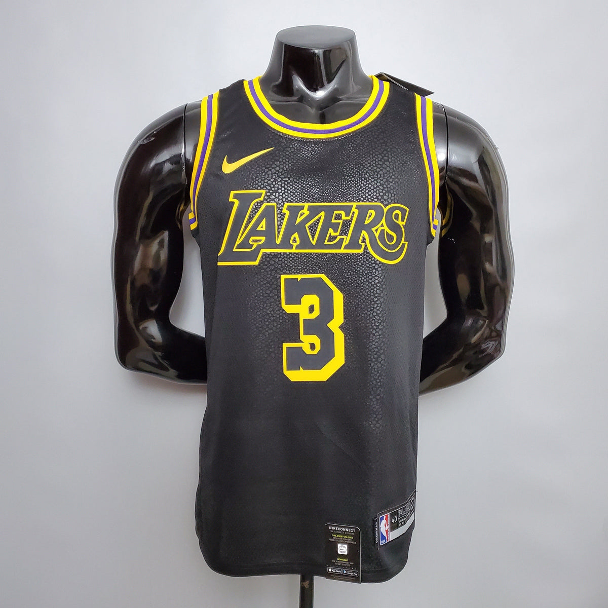 Camisa NBA Lakers #3 Davis NBA Finals Black - 23/24 - JM sports 