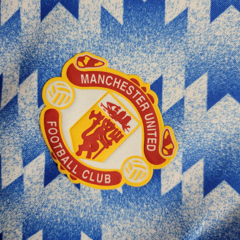 Camisa Manchester United Reserva 90/92 - Versão Retro Manga Comprida - JM sports 