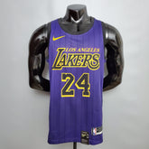 Camisa NBA Lakers #24 Bryant Purple Stripe - 23/24 - JM sports 