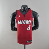 Camisa NBA Miami Heat #4 Oladipo - 75° Aniversário Red - JM sports 