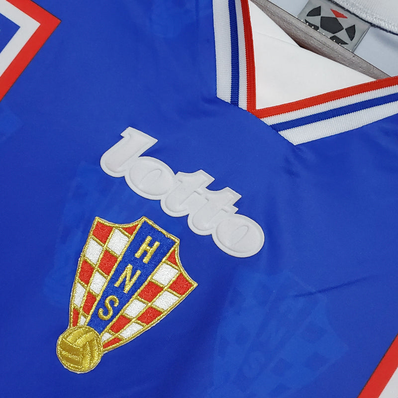 Camisa Croácia Reserva 1998 - Versão Retro - JM sports 