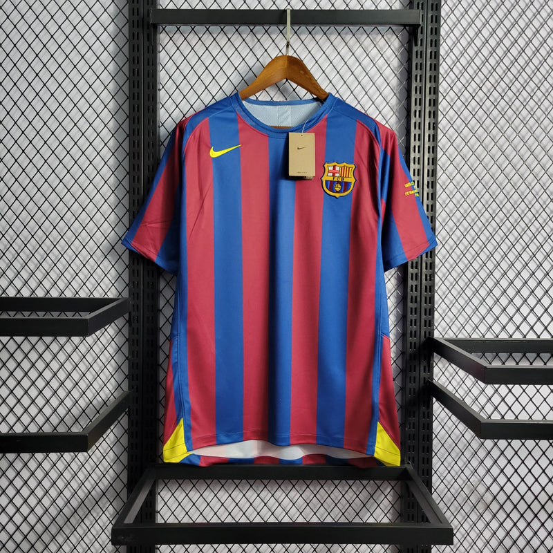 Camisa Barcelona Titular 2006 - Versão Retro - JM sports 