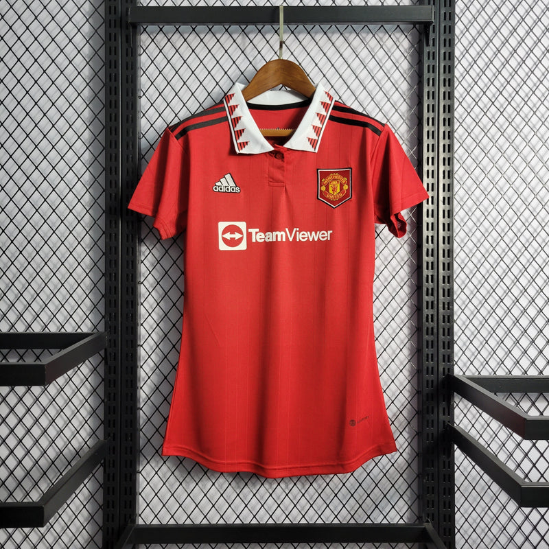 Camisa Manchester United Titular 22/23 - Versão Feminina - JM sports 