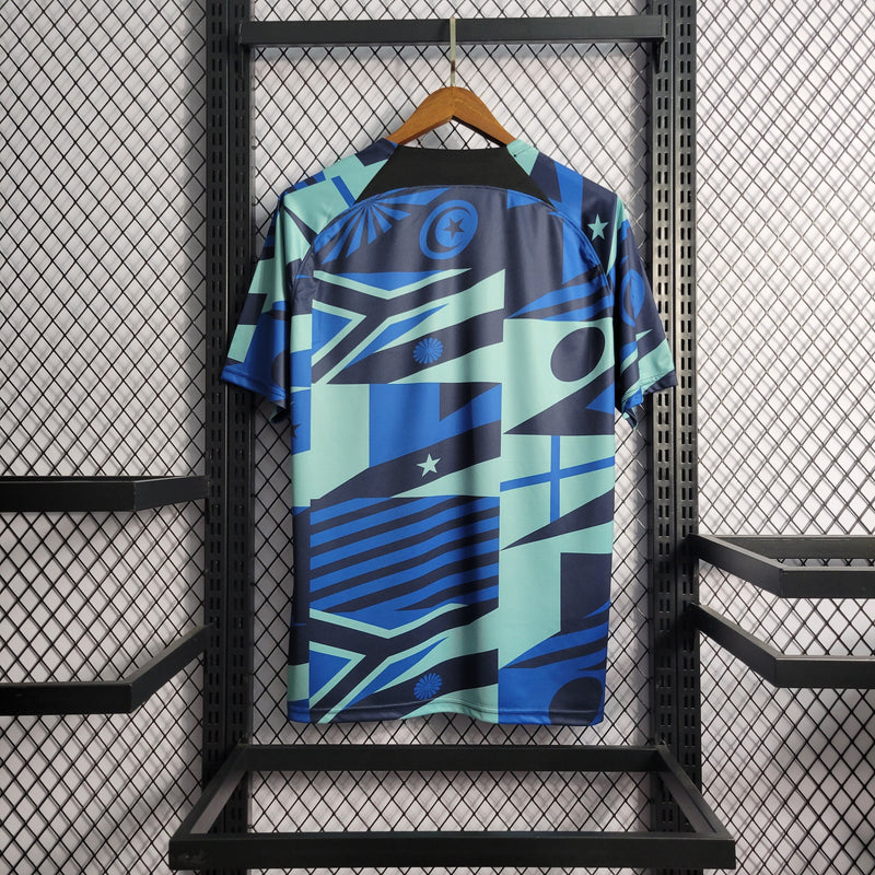 Camisa Inter de Milão Treino Azul 22/23 - Versão Torcedor - JM sports 