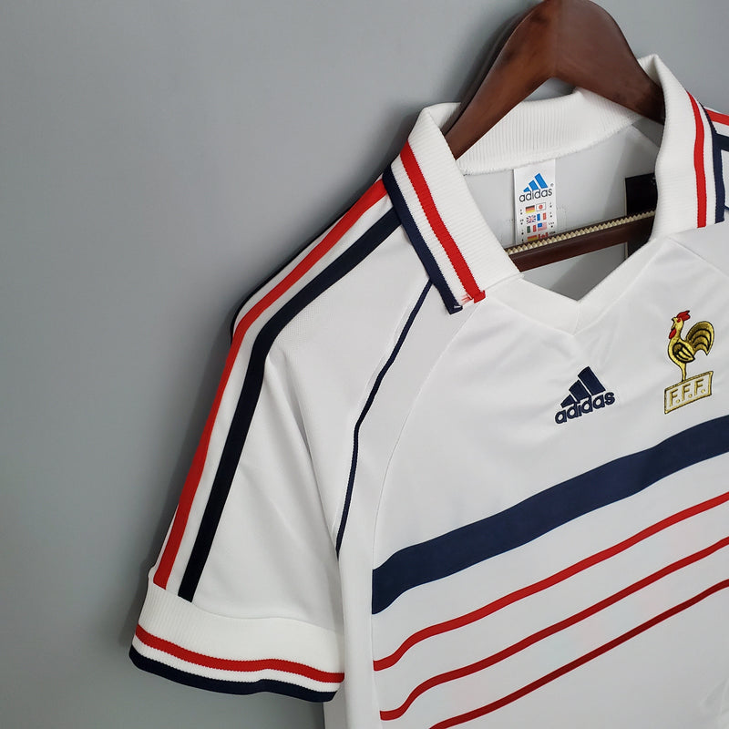 Camisa França Reserva 1998 - Versão Retro - JM sports 