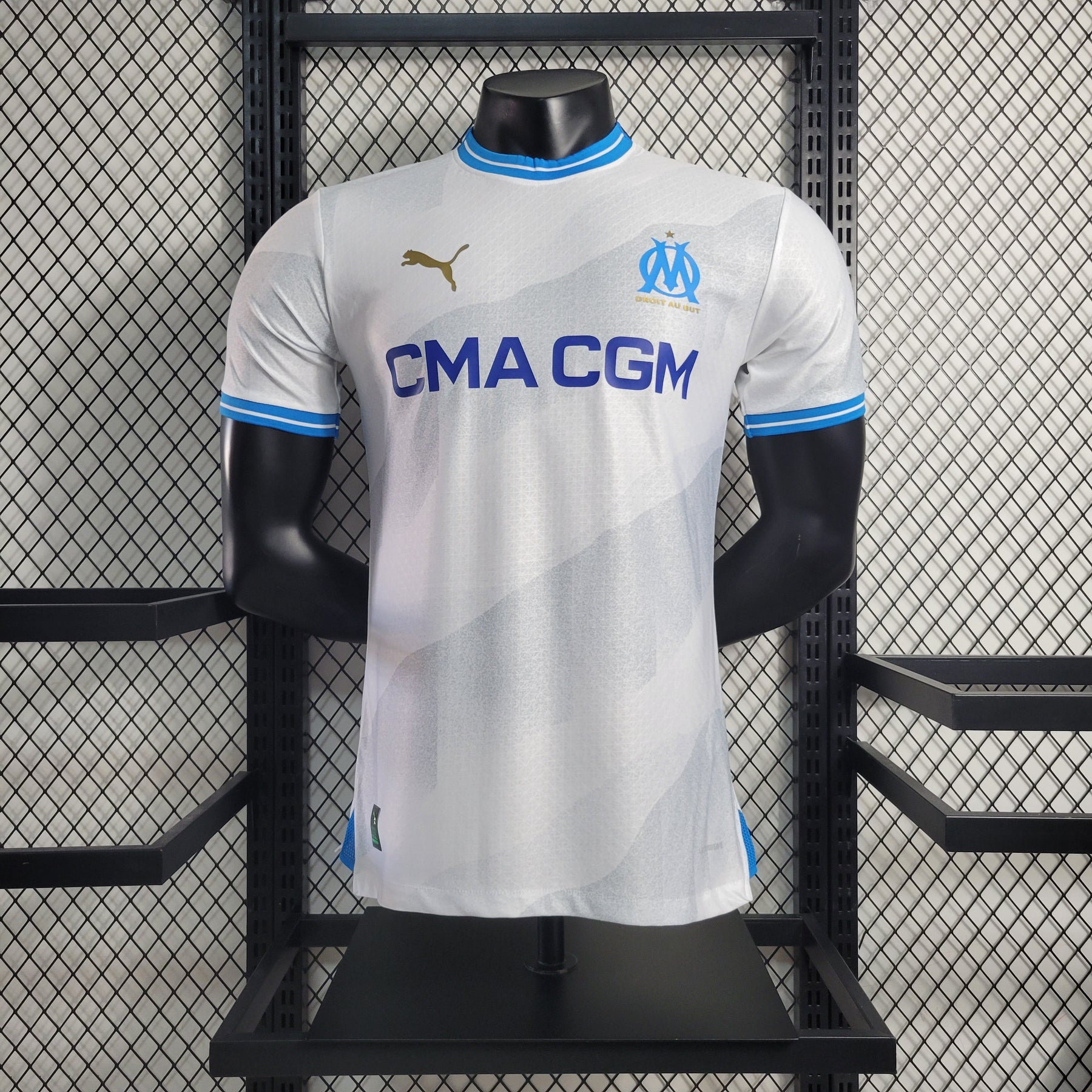 Camisa Olympique Marseille 23/24 - Puma Jogador Masculina - JM sports 