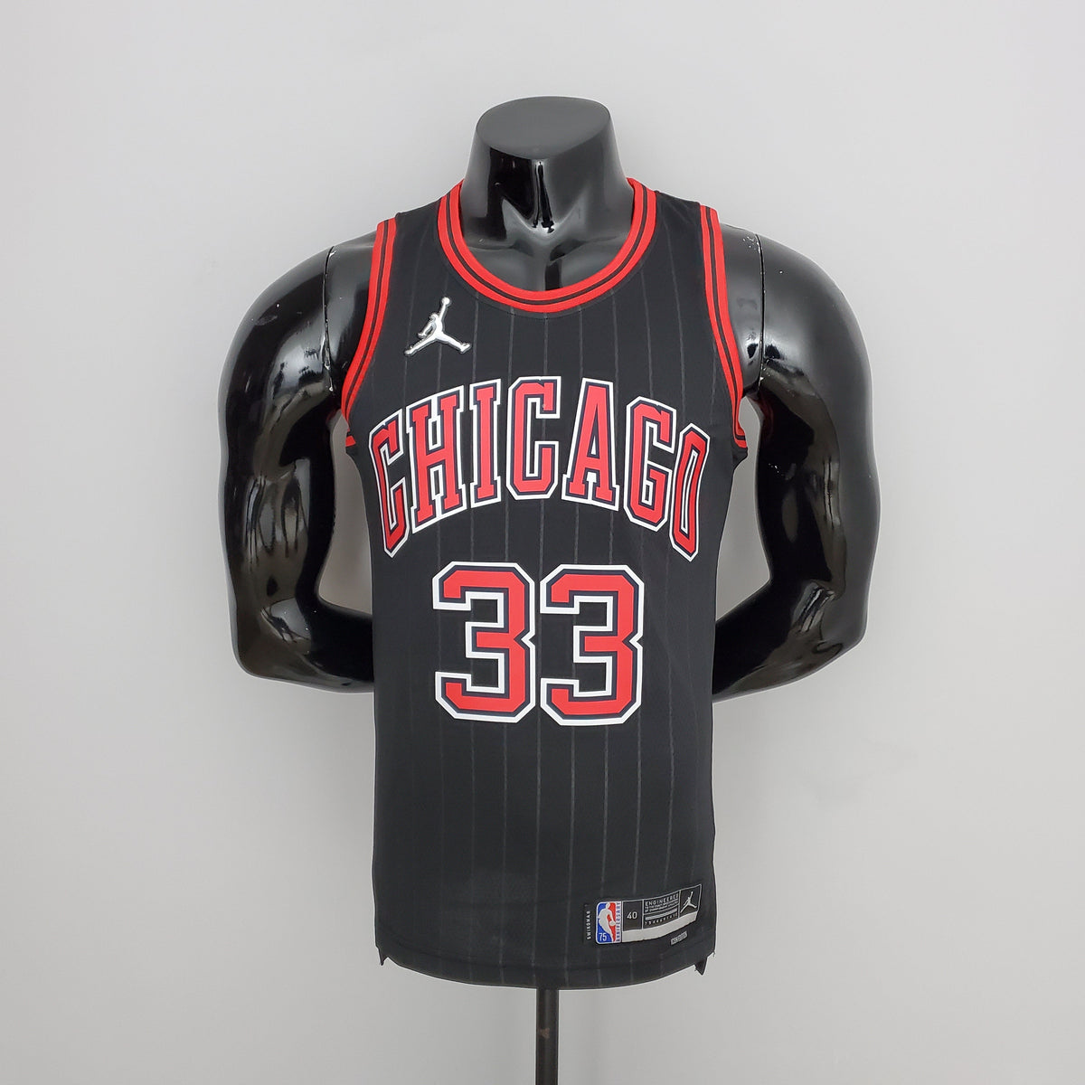 Camisa NBA Chicago Bulls #33 Pippen - Flyers Black - JM sports 