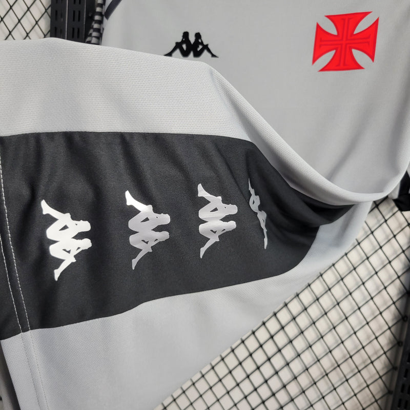 Camisa Vasco Treino 22/23 - Kappa Torcedor Masculina - Cinza - JM sports 