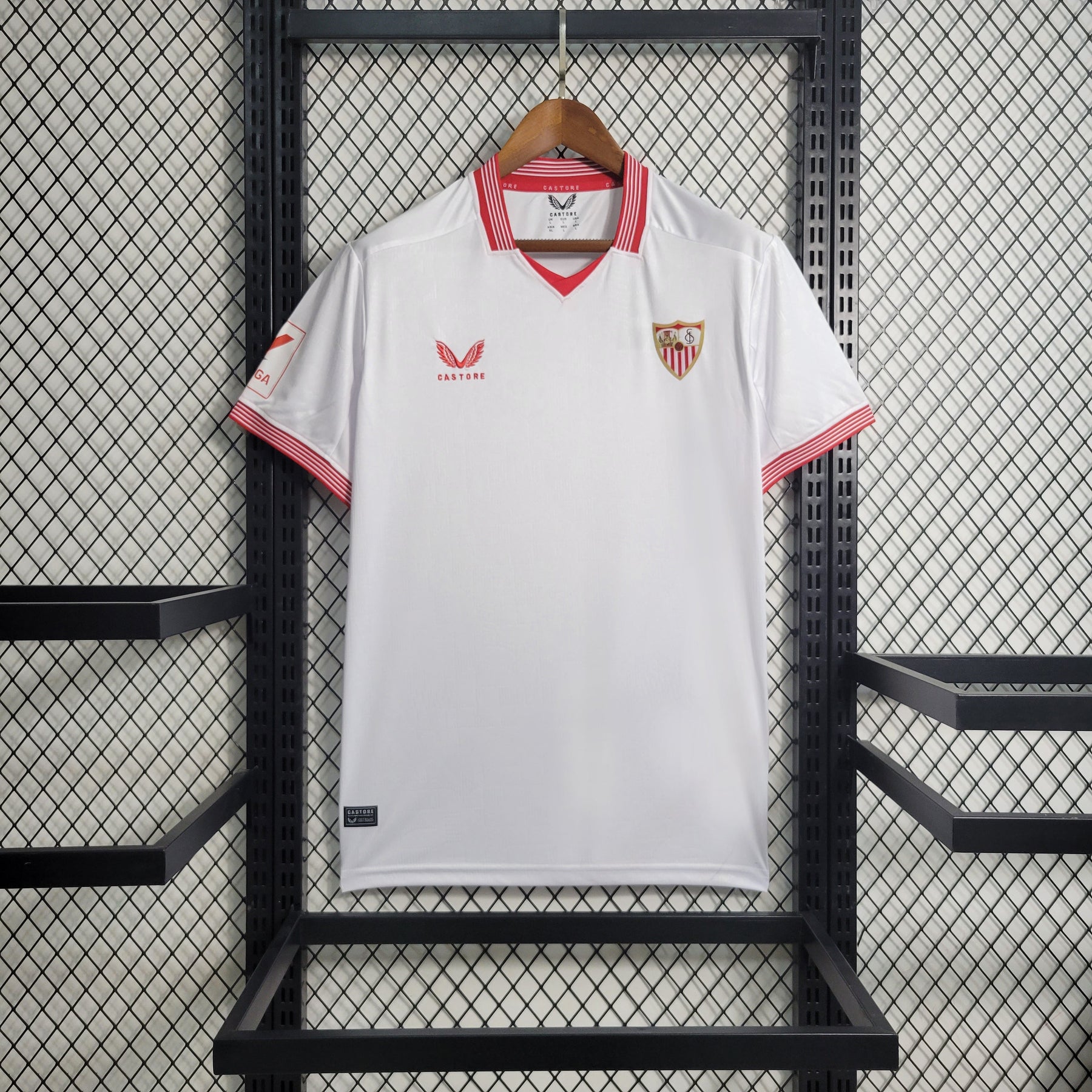 Camisa Sevilla Home 23/24 Castore Torcedor Masculina - JM sports 