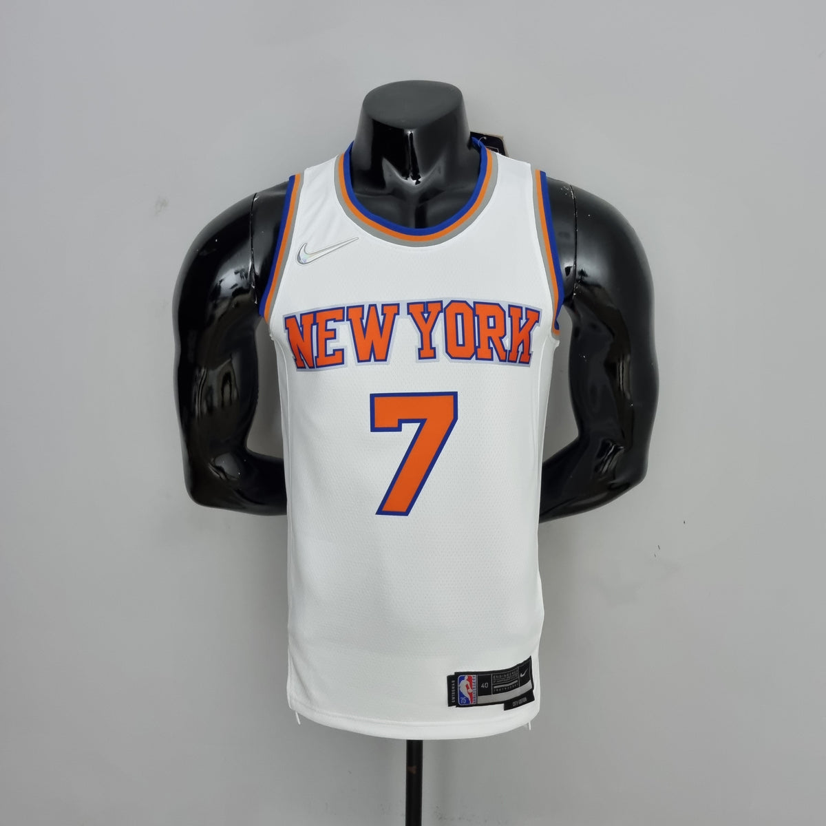 Camisa NBA NY Knicks #7 Anthony - 75° Aniversário White - JM sports 
