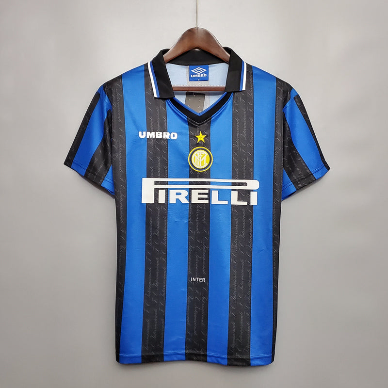 Camisa Inter de Milão Titular 97/98 - Versão Retro - JM sports 