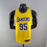 Camisa NBA Lakers #95 Toscano Amarela 75° Aniversário - 23/24 - JM sports 