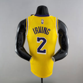 Camisa NBA Lakers #2 Irving 75° Aniversário Amarela - 23/24