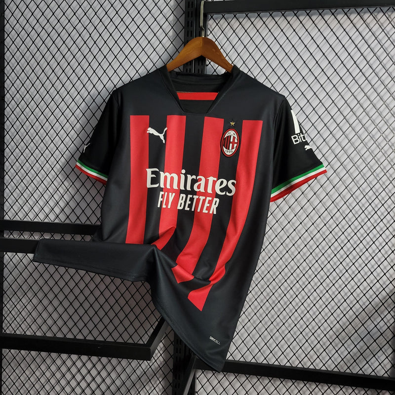 Camisa Milan Titular 22/23 - Versão Torcedor - JM sports 