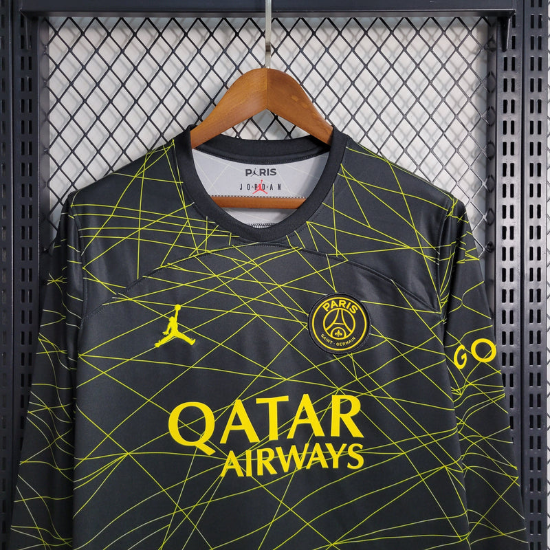 Camisa PSG 4 Manga comprida 23/24 - Versão Torcedor - JM sports 