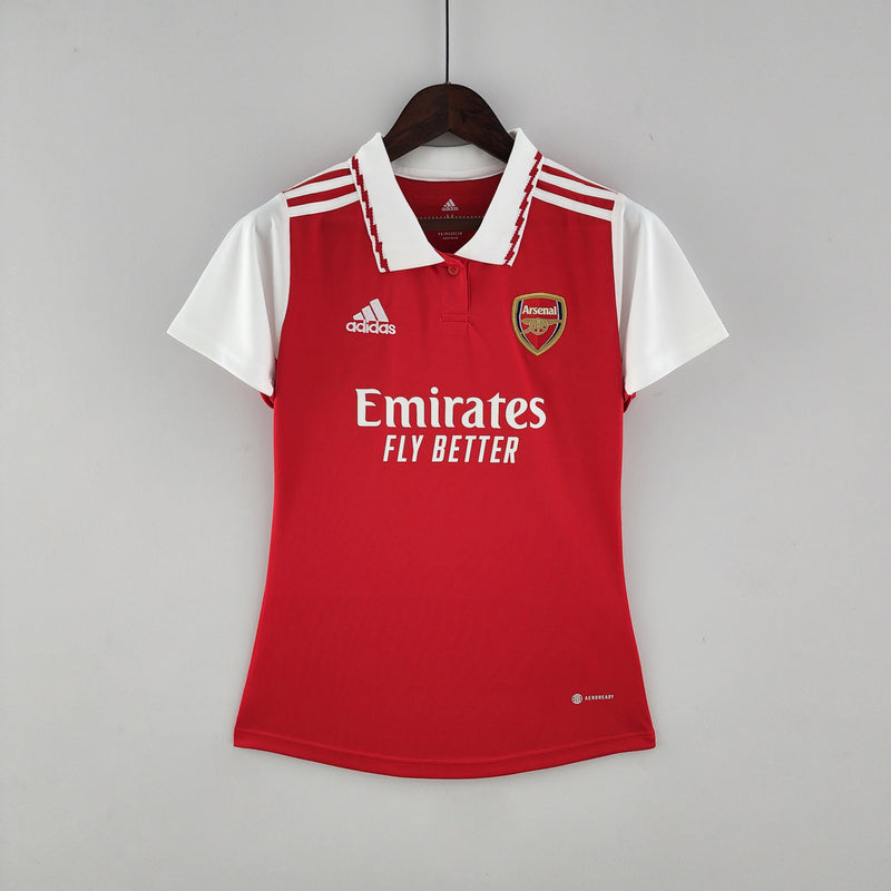 Camisa Arsenal Titular 22/23 - Versão Feminina - JM sports 