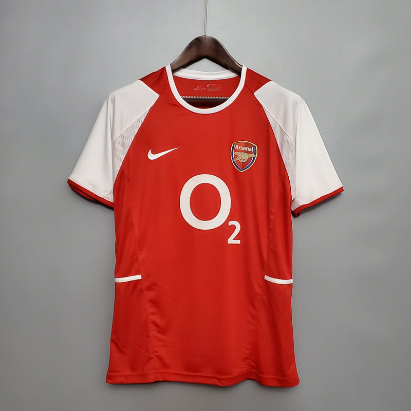 Camisa Arsenal Titular 02/04 - Versão Retro - JM sports 