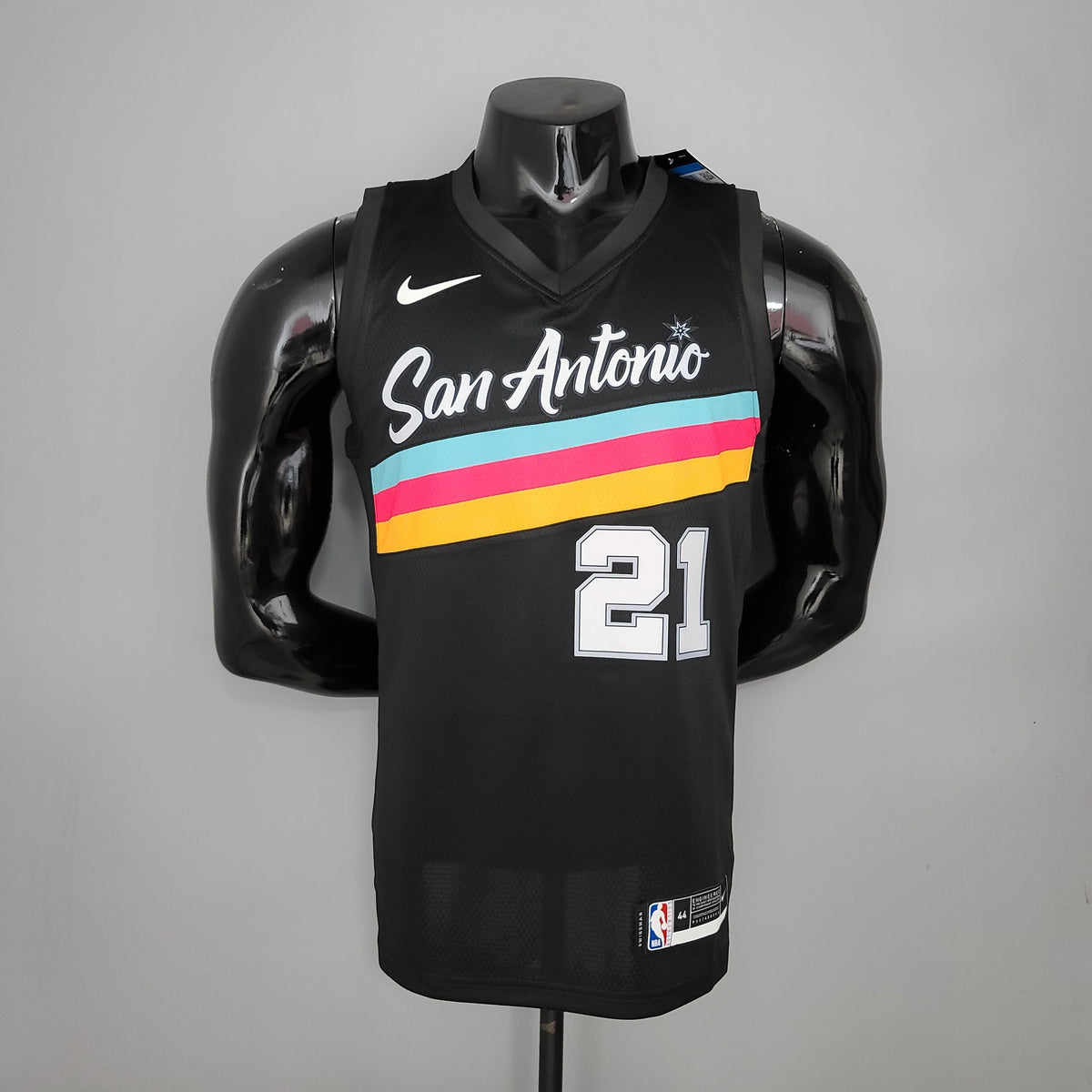 Camisa NBA San Antonio Spurs #21 Duncan - City Edition Black - JM sports 