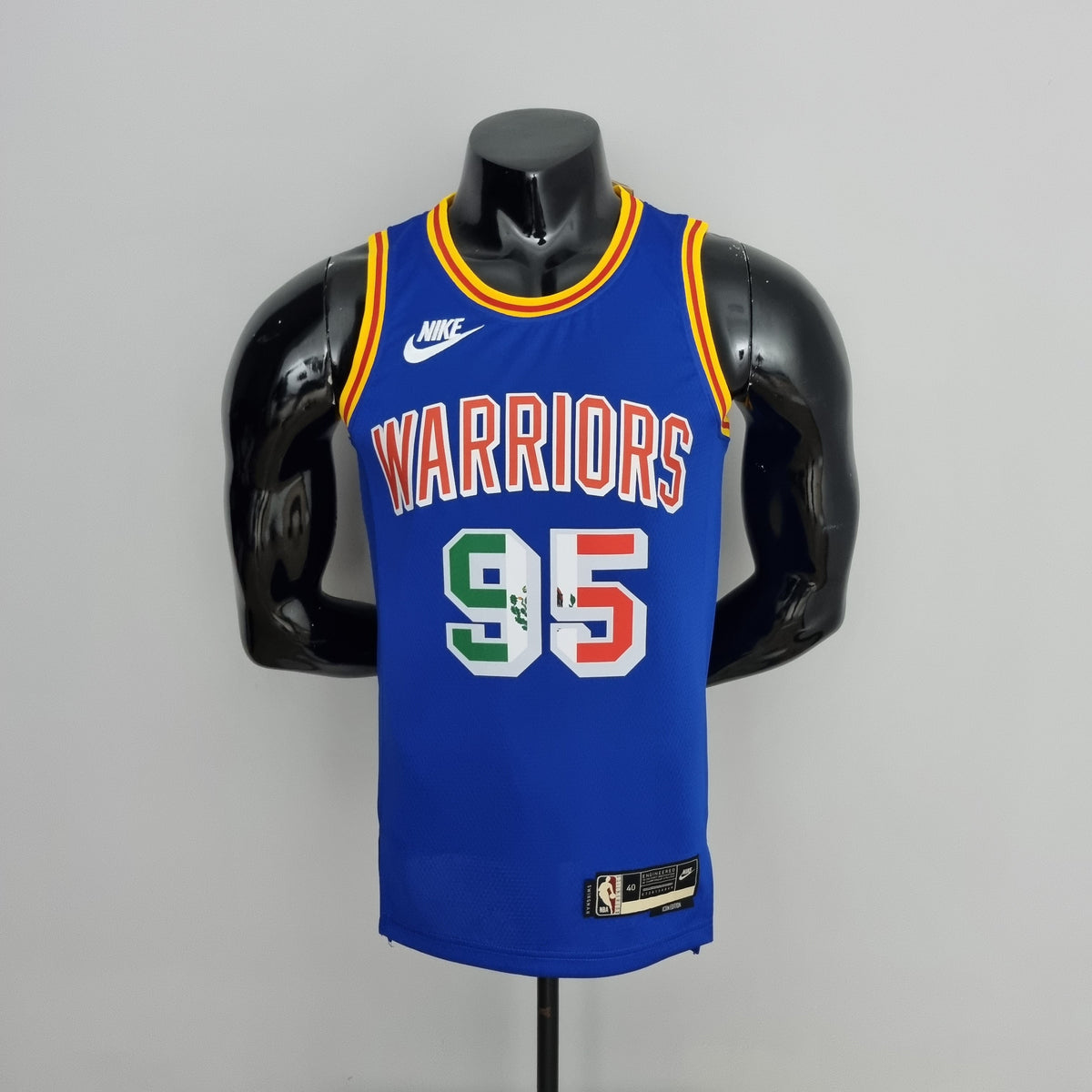 Camisa NBA Golden State Warriors #95 Toscano - Mexico Exclusive Blue - JM sports 