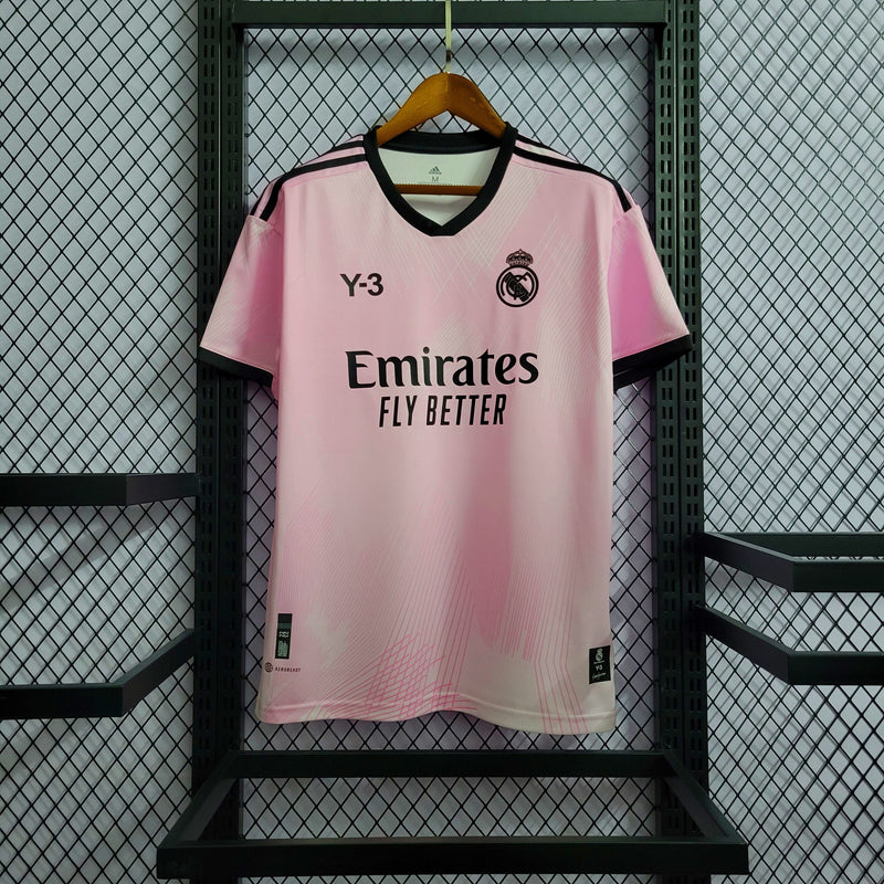 Camisa Real Madrid Edição Especial Y3 Rosa 22/23 - Versão Torcedor - JM sports 