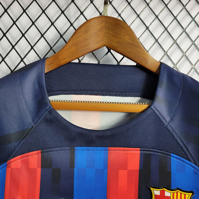Camisa Barcelona Titular 22/23 - Versão Feminina - JM sports 