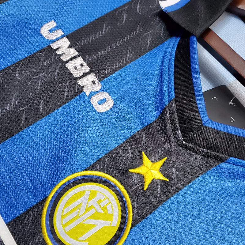 Camisa Inter de Milão Titular 97/98 - Versão Retro - JM sports 