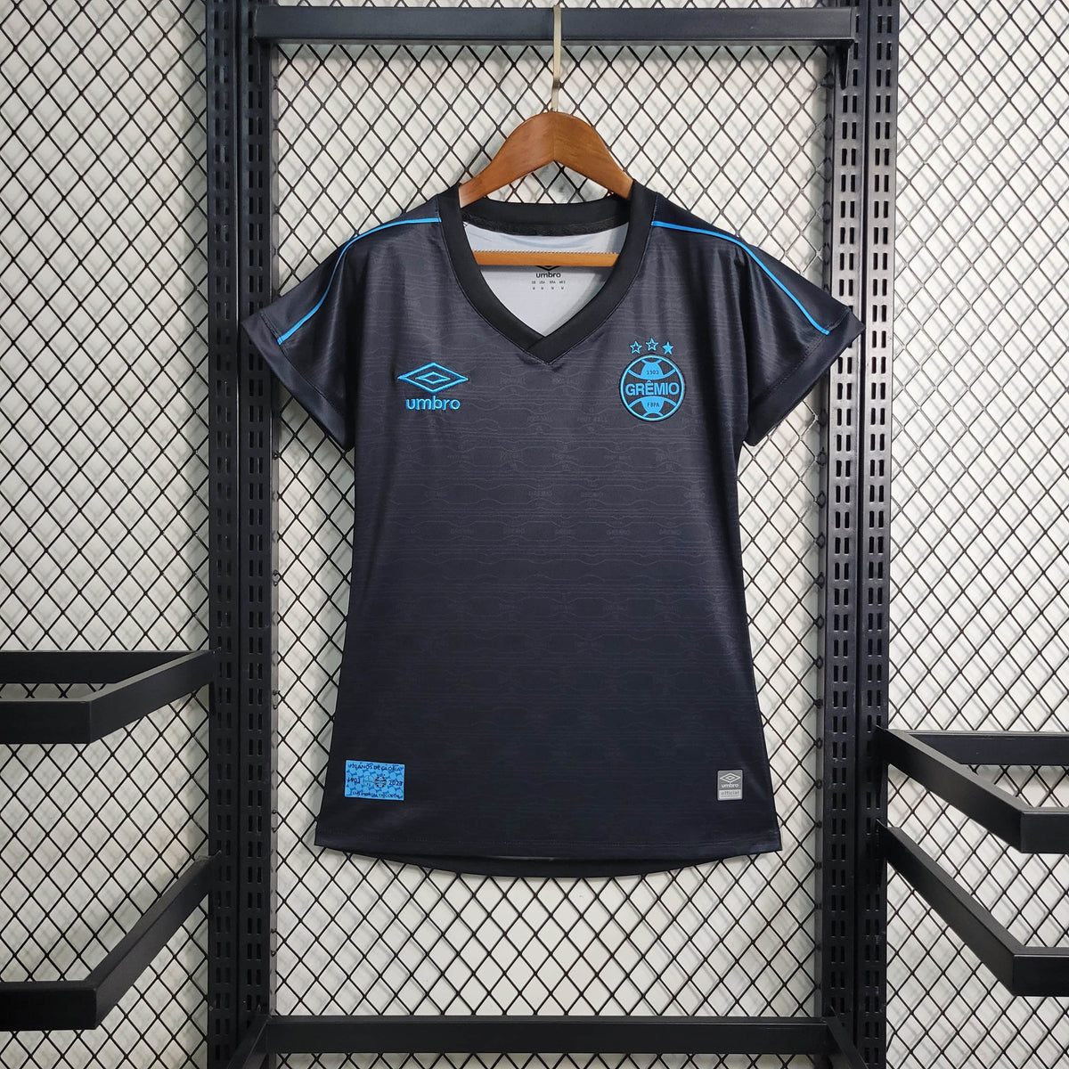 Camisa Grêmio Away III 23/24 - Versão Feminina - JM sports 