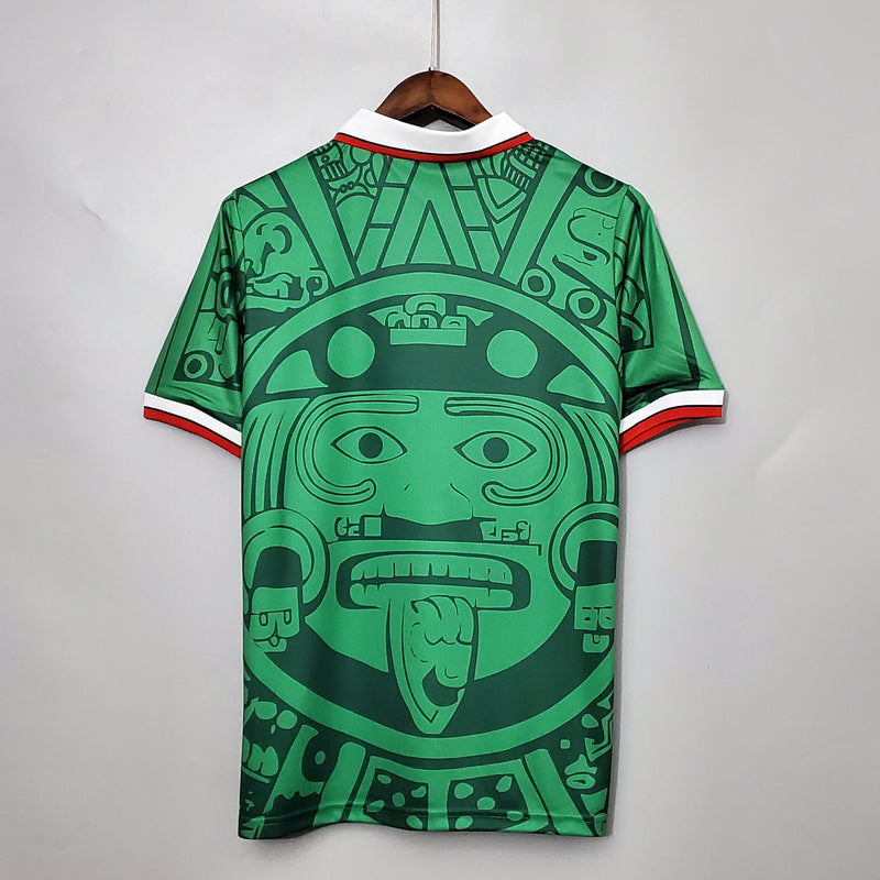 Camisa México Titular 1998 - Versão Retro - JM sports 