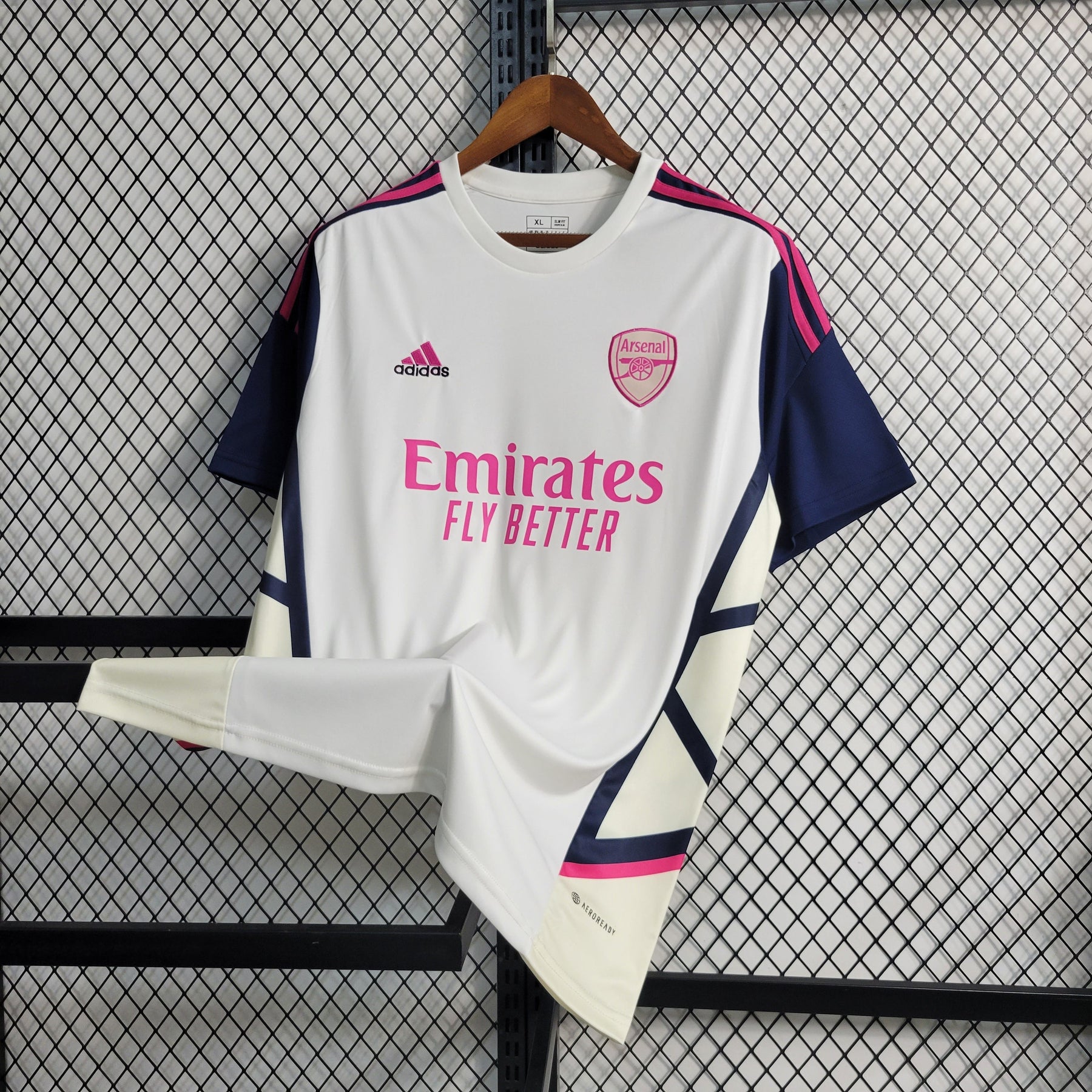 Camisa Arsenal Treino Branco 23/24 - Adidas Torcedor Masculina - Lançamento - JM sports 
