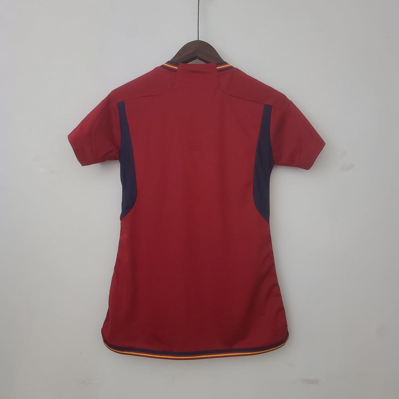 Camisa Espanha Titular 22/23 - Versão Feminina - JM sports 