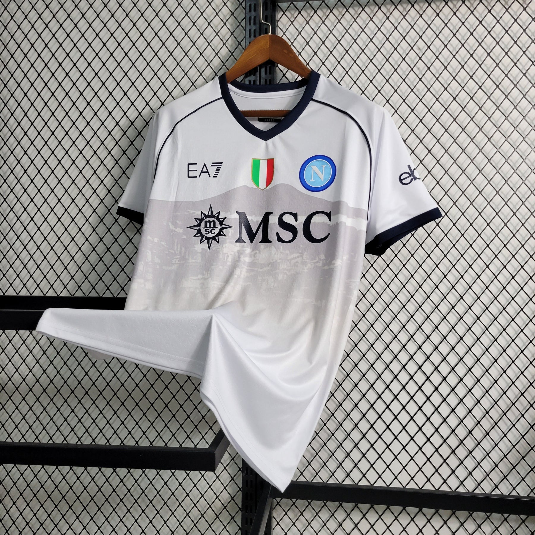 Camisa Napoli Away 23/24 EA7 Torcedor Masculina - JM sports 