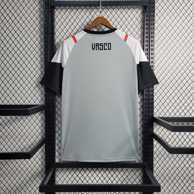 Camisa Vasco Treino 23/24 - Kappa Torcedor Masculina - Cinza - JM sports 