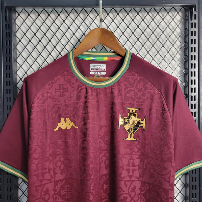 Camisa Vasco Especial 22/23 - Kappa Torcedor Masculina - Vinho - JM sports 