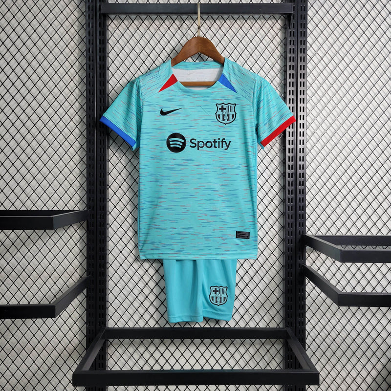 Kit Infantil Barcelona Away III 23/24 - JM sports 