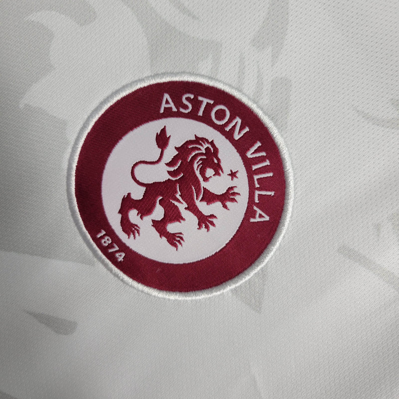 Camisa Aston Villa Away 23/24 Castore Torcedor Masculina - Lançamento - JM sports 