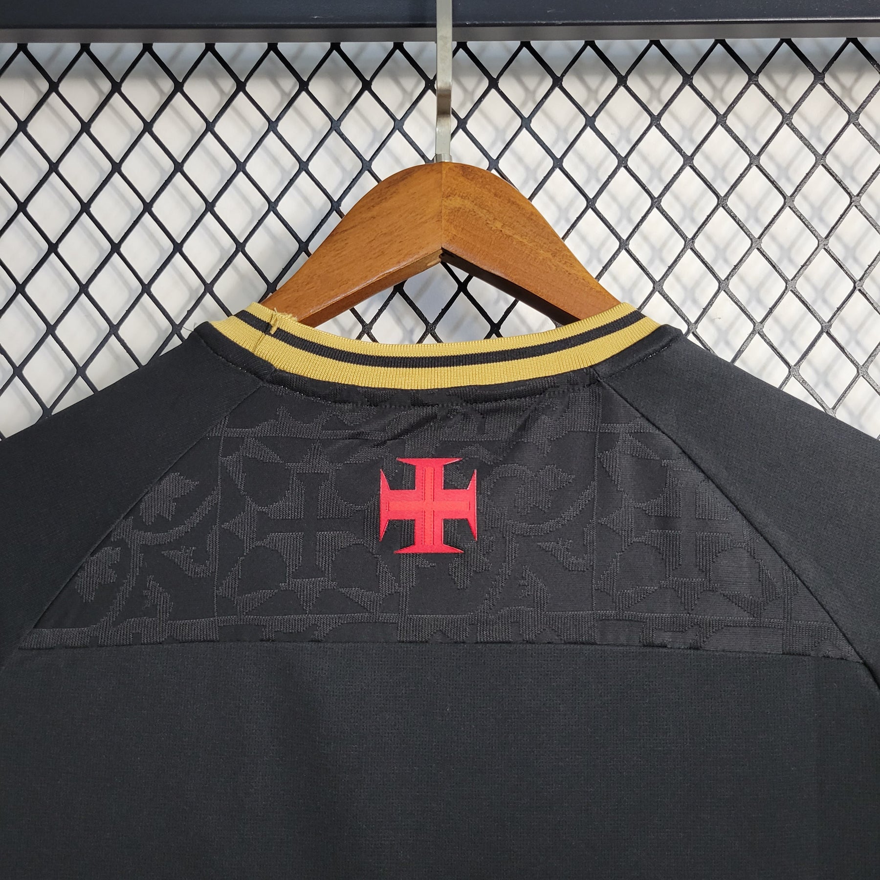 Camisa Vasco Especial 22/23 - Kappa Torcedor Masculina - Preta - JM sports 