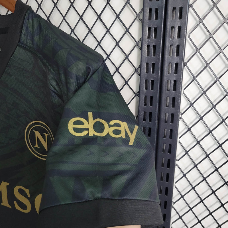 Camisa Napoli Away 23/24 EA7 Torcedor Masculina - Lançamento - JM sports 