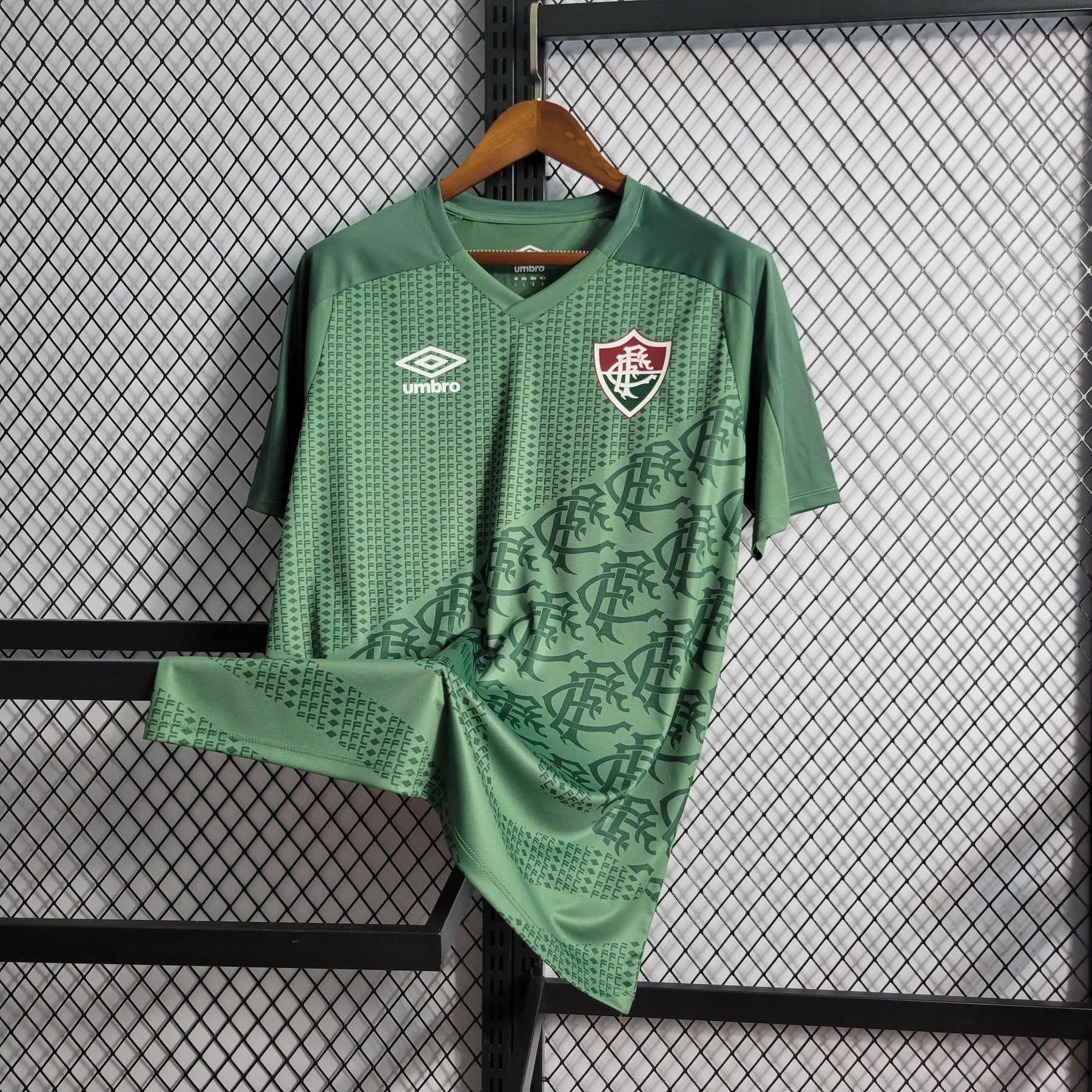 Camisa Fluminense Treino 23/24 - Umbro Torcedor Masculina - Verde - JM sports 