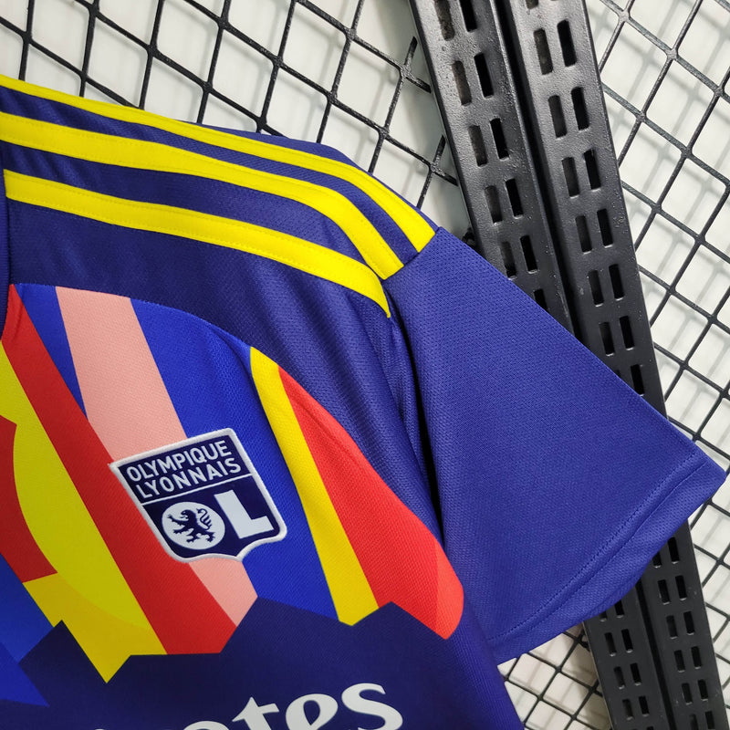 Camisa Lyon Away II 23/24 - Adidas Torcedor Masculina - Lançamento - JM sports 