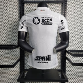 Camisa Corinthians Home 23/24 Nike Jogador Masculina + Patrocínio - JM sports 