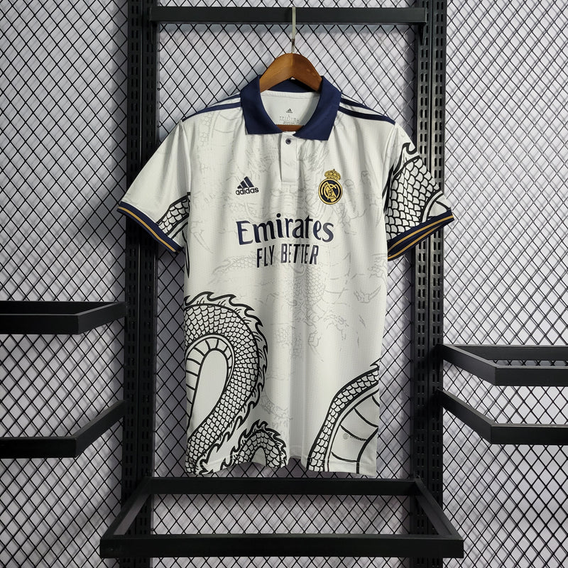 Camisa Real Madrid Edição Especial Dragão Chinês 22/23 - Versão Torcedor - JM sports 
